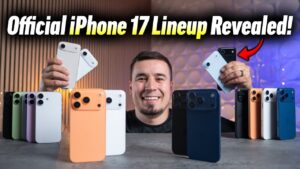 iPhone 17 lineup showcasing leaked features and design upgrades