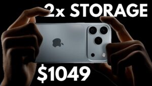 iPhone 17 Pro showcasing its 256GB base storage upgrade