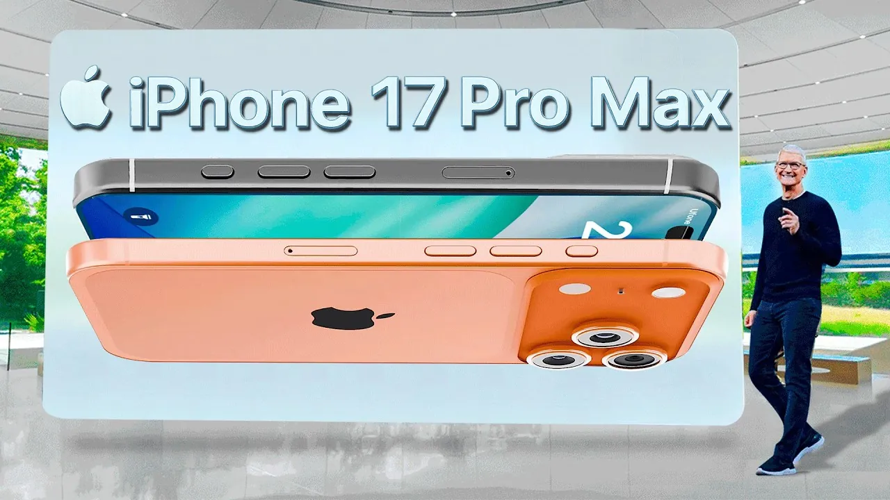 Close-up of the iPhone 17 Pro Max camera system with 48 MP telephoto lens