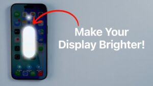 Guide to adjusting iPhone brightness settings for better visibility