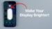Guide to adjusting iPhone brightness settings for better visibility