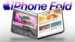 Close-up of iPhone Fold showcasing its innovative foldable design