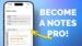 Tips for boosting productivity using the iPhone Notes app features
