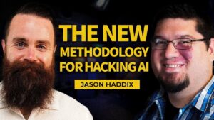 Jason Haddix discussing AI security strategies and defenses against emerging threats