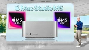 2026 Mac Studio showcasing M5 Ultra chip performance upgrades