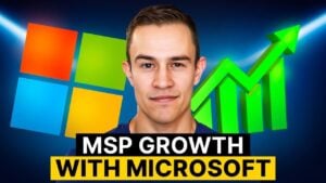 Diagram showing steps to build a Microsoft Center of Excellence for MSPs