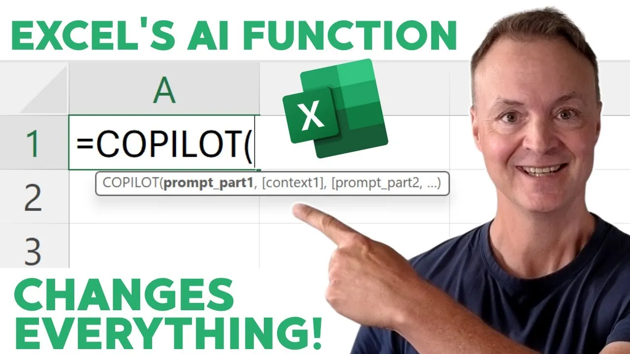 Overview of key features in Excel’s AI-powered Copilot