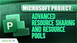 Microsoft Project resource sharing interface for efficient project management