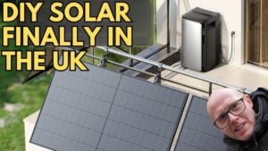 EcoFlow Stream plug-and-play solar system plugged into a standard home outlet