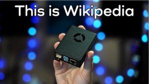 Raspberry Pi set up as an offline Wikipedia library for remote use