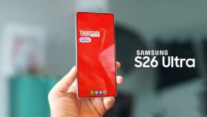 Samsung Galaxy S26 Ultra showcasing its new rounded design