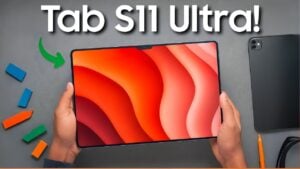 Samsung Galaxy Tab S11 Ultra showcasing its premium design and features