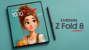 Samsung Galaxy Z Fold 8 featuring a lightweight carbon fiber design