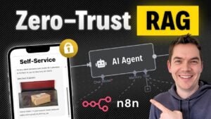 Secure multi-user AI agent design with n8n for privacy protection