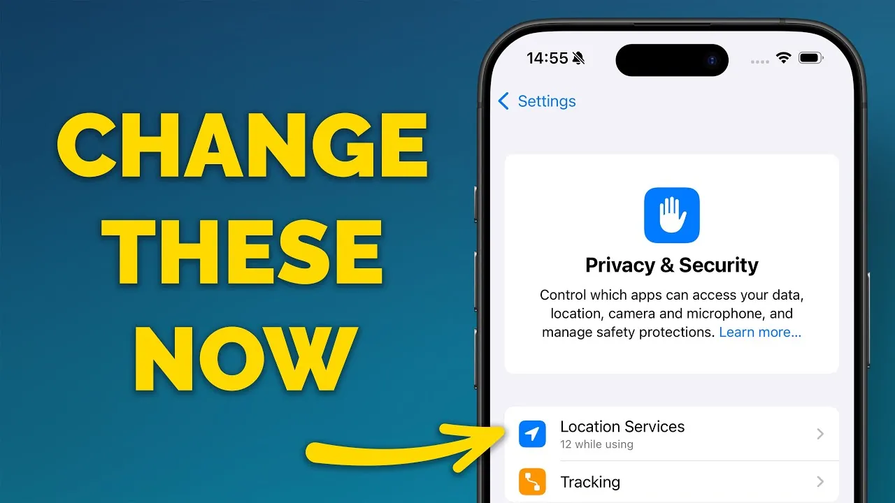 Steps to secure your iPhone by disabling location tracking