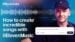 Text-to-music AI tool Eleven Music interface screenshot