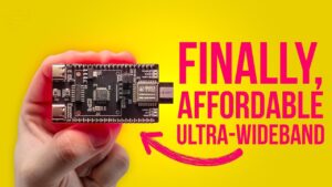Ultra-wideband technology module for DIY robotics projects