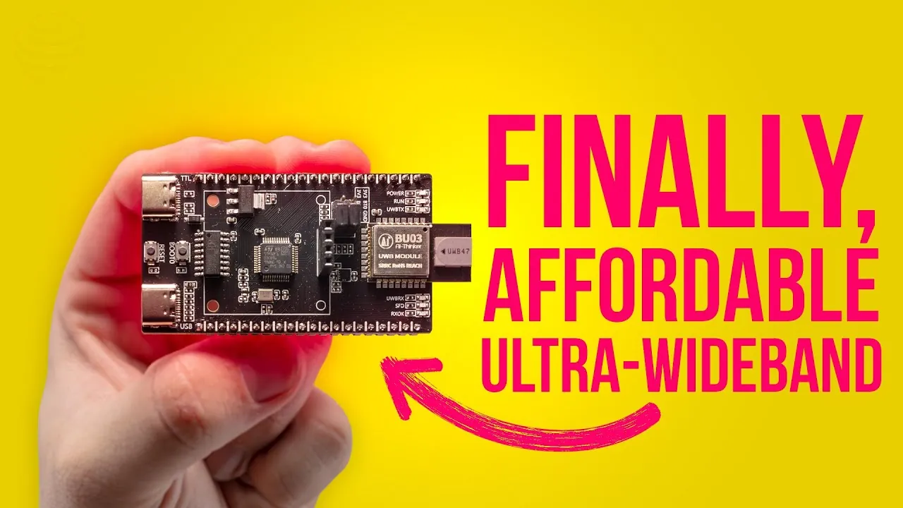 UWB module enabling precision tracking in smart home systems