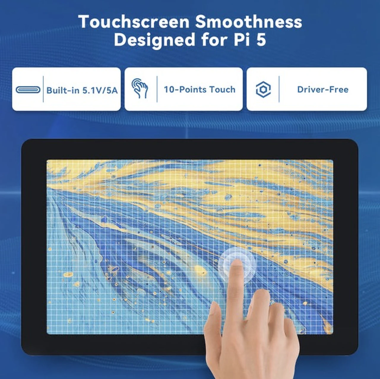 SunFounder 10.1 Touch Screen fai -da -te 2025