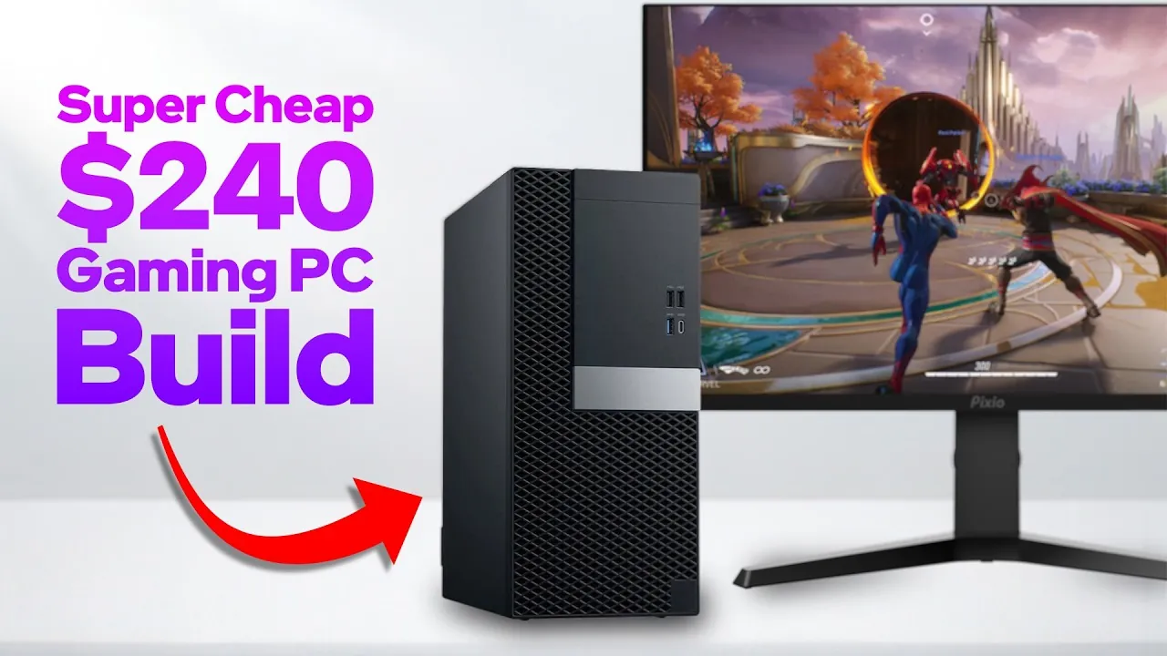 Step-by-step guide to building a budget gaming PC under $250