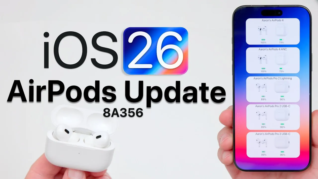 AirPods Pro 2 with iOS 26 firmware update for better performance