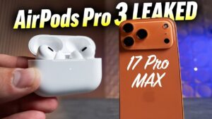 Compact AirPods Pro 3 charging case with ergonomic design