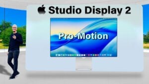 Apple Studio Display 2 showcasing advanced mini-LED technology