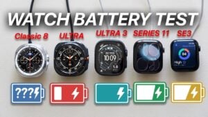 Apple Watch Ultra 3 battery test results showing nearly 32 hours of screen-on time