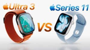 Apple Watch Ultra 3 and Series 11 side-by-side comparison for 2023