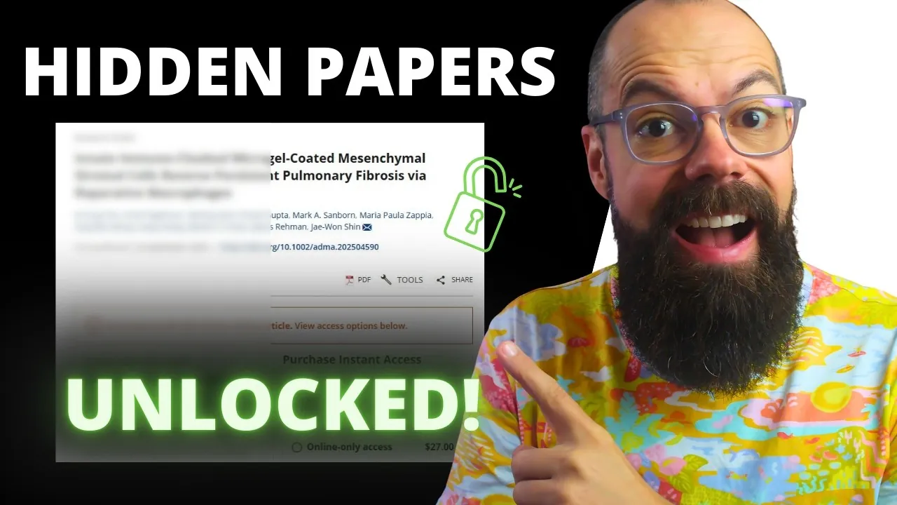 Breaking paywalls with an innovative AI-powered academic research tool