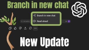 Overview of ChatGPT 5's branching feature for smarter conversations