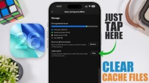 Guide to clearing iPhone cache on iOS 26 for better performance