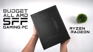 Compact budget gaming PC setup with powerful 1440p performance