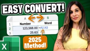 Excel AI tool converting words to numbers effortlessly