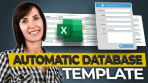 An automated Excel database template for streamlining data management