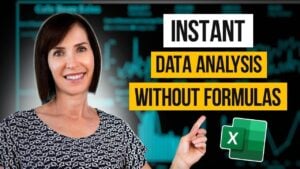 Excel PivotTables used for simplifying data analysis