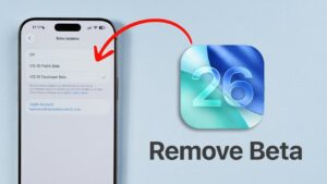 Guide to exiting the iOS beta program and upgrading to iOS 26