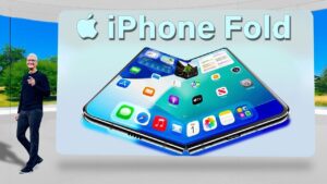 Foldable iPhone design leaks showcasing dual-display functionality