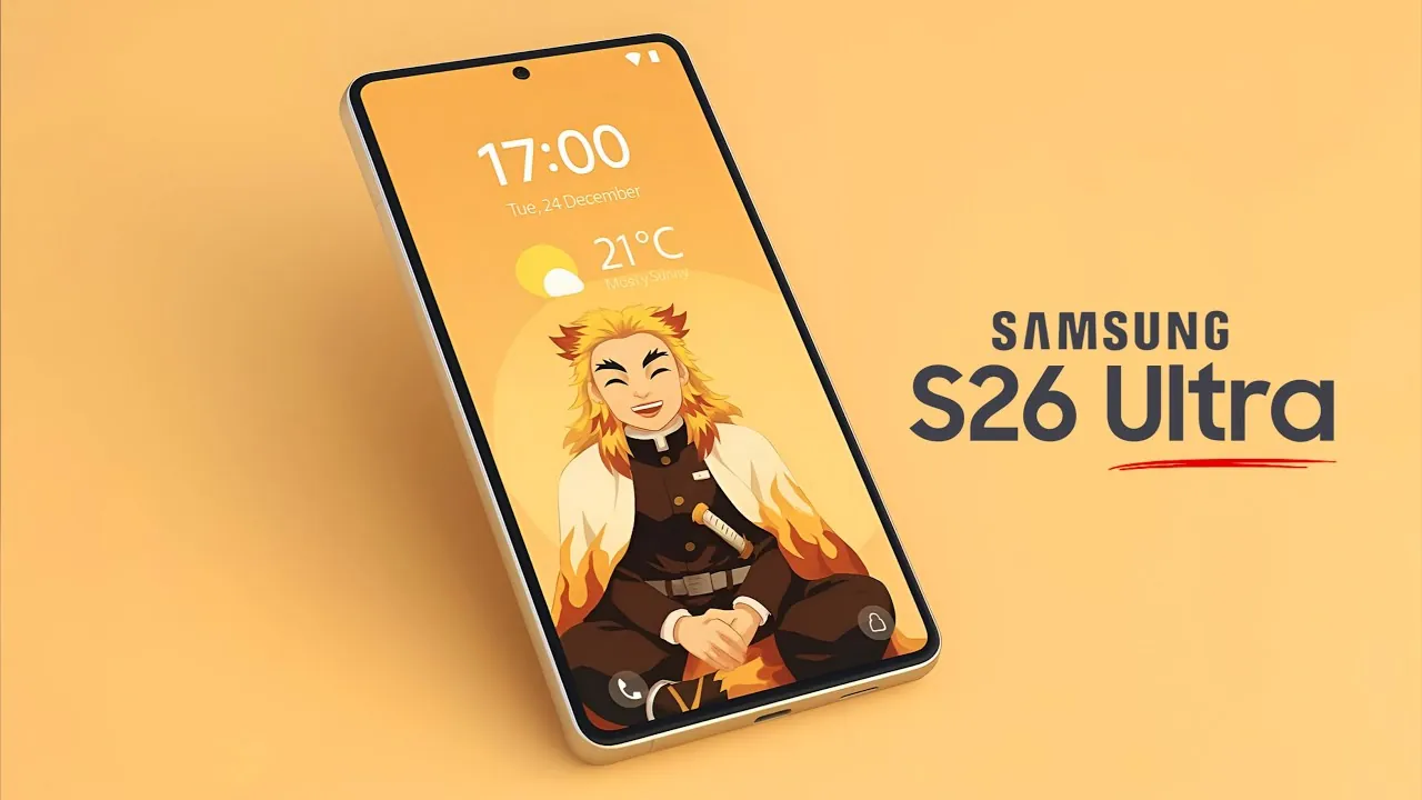 Close-up of the redesigned S Pen for the Galaxy S26 Ultra