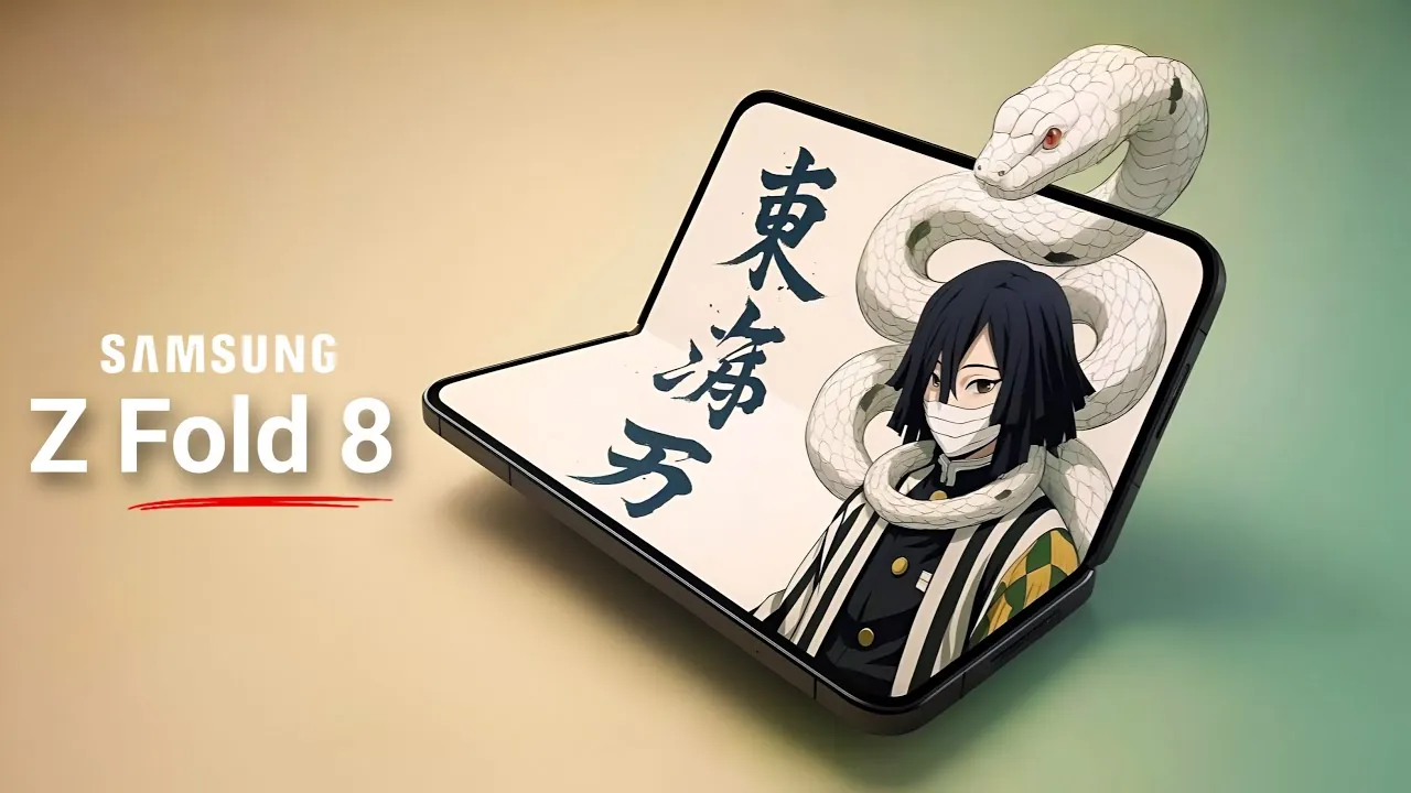 Galaxy Z Fold 8 with durable carbon fiber materials for lightweight strength