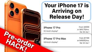 Step-by-step guide to pre-ordering the iPhone 17 on release day
