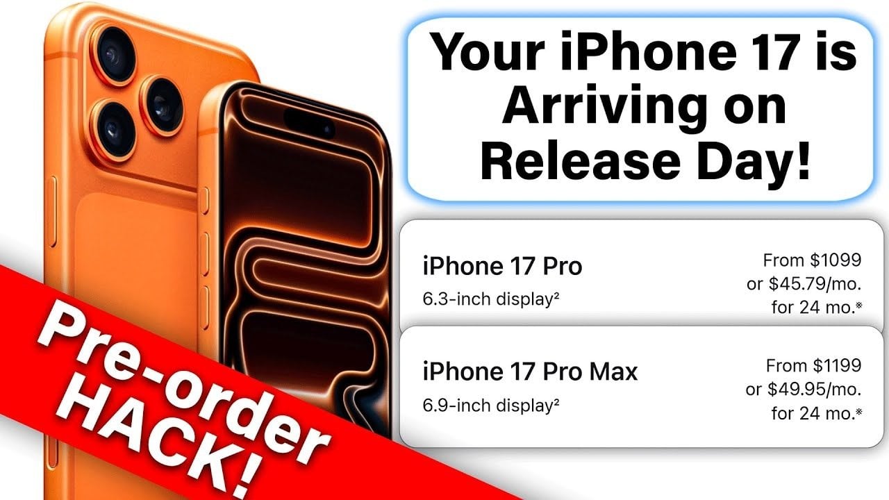 Don’t Miss Out! The iPhone 17 PRE-ORDER SECRET You Need