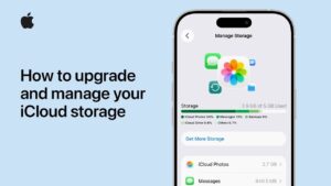 Guide to upgrading your iCloud storage plan for more space