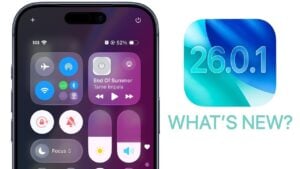 iOS 26.0.1 update with bug fixes and security improvements for iPhone users