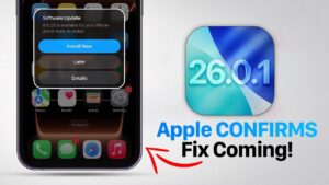 iOS 26.0.1 update fixes overheating and battery drain issues
