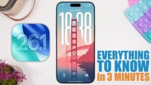 iOS 26.1 beta update details and features overview