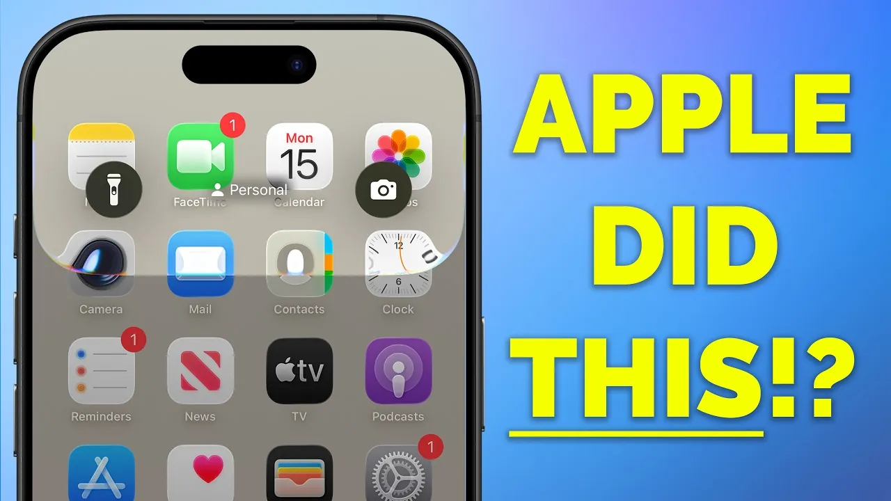 Home screen customization options in iOS 26 with widgets and wallpapers