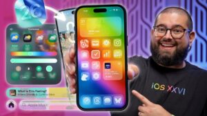 Customizable lock screen and home screen features in iOS 26