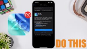 Guide to preparing your iPhone for the iOS 26 RC update