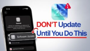 Guide to preparing your iPhone for the iOS 26 update